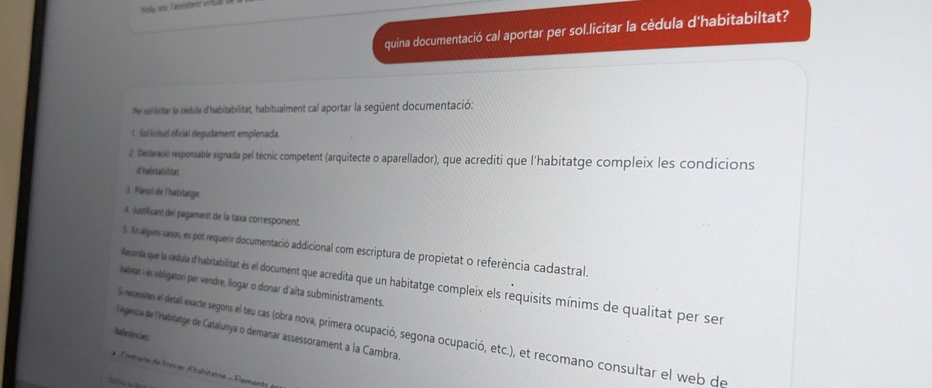 El teu assistent virtual resol els teus dubtes, prova el nostre Xat
