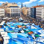 dibujo acampada sol sin bdres