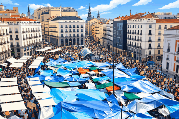 dibujo acampada sol sin bdres